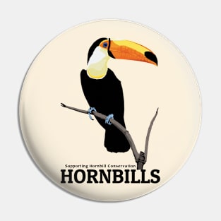 Hornbills Conservation Pin