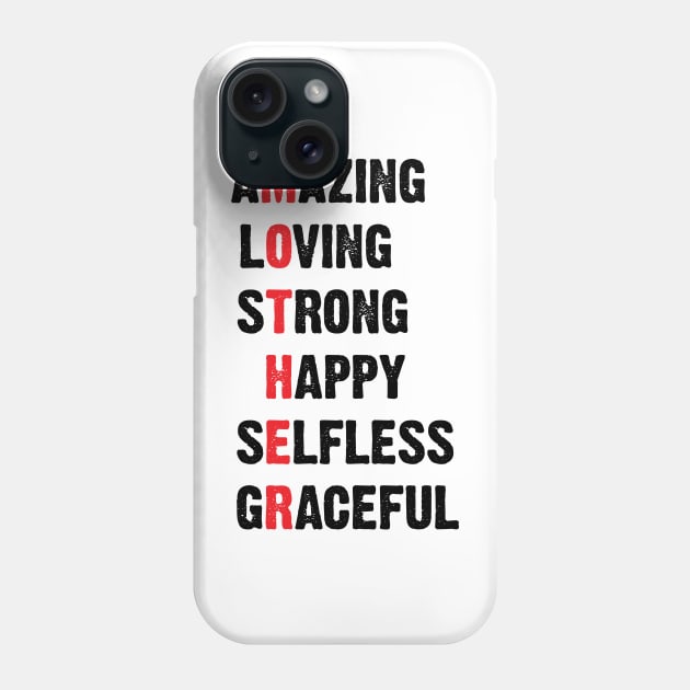 The Meaning Of Mother v2 Phone Case by Emma