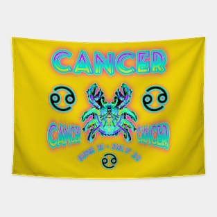 Cancer 9a Yellow Tapestry