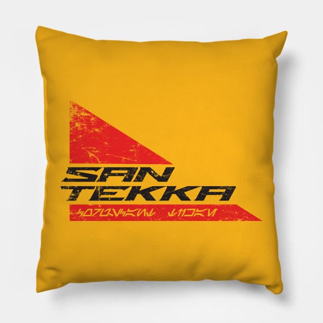 San Tekka Pillow by MindsparkCreative