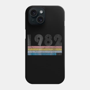 36th Birthday Gift Retro Born in May of 1982 Phone Case