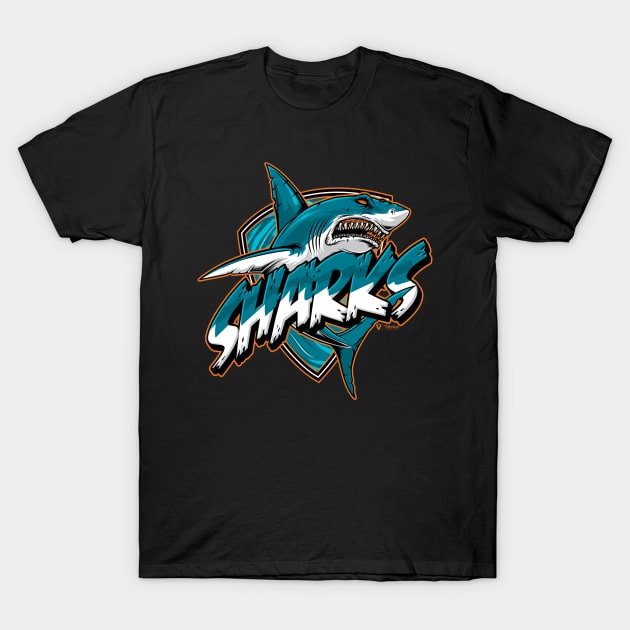 San Jose T Shirt Sharks San Jose T Shirt Sharks
