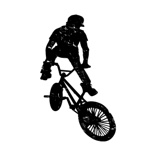 Trick bike rider BMX bicycle motocross T-Shirt