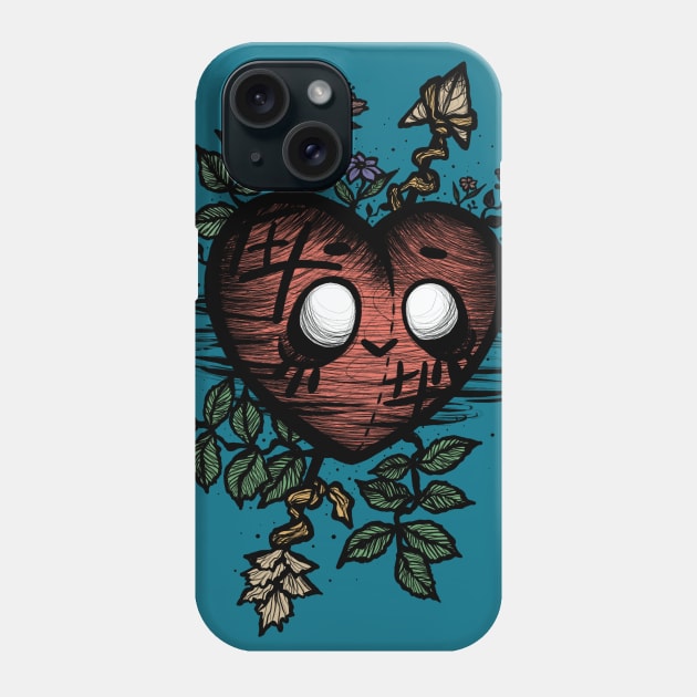 My Strong Heart (color) Phone Case by Paula Tamashiro