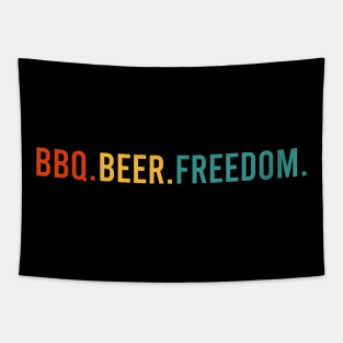 BBQ BEER FREEDOM Tapestry