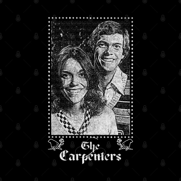 The Carpenters // Vintage Faded Aesthetic Design by DankFutura