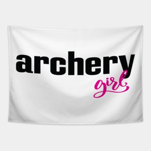 Archery Girl Archering Archer Tapestry