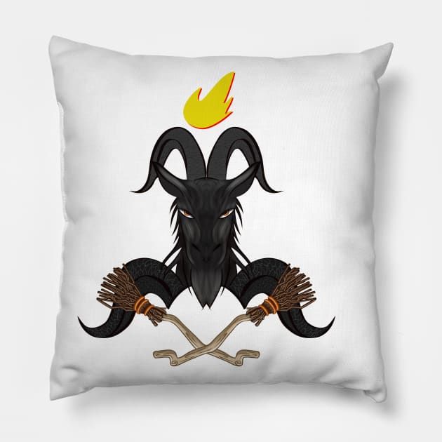 black phillip Pillow by SAVELS