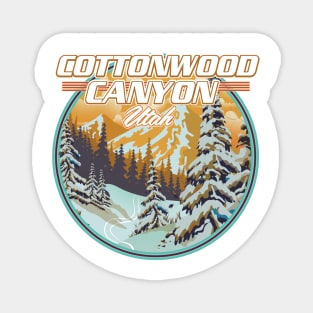 Cottonwood Canyon Utah Magnet