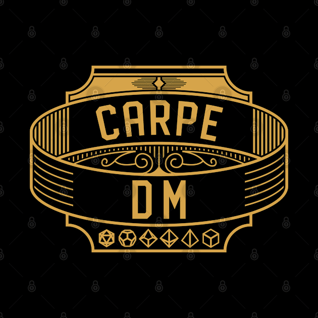 Vintage Carpe DM Emblem for Game Masters by pixeptional