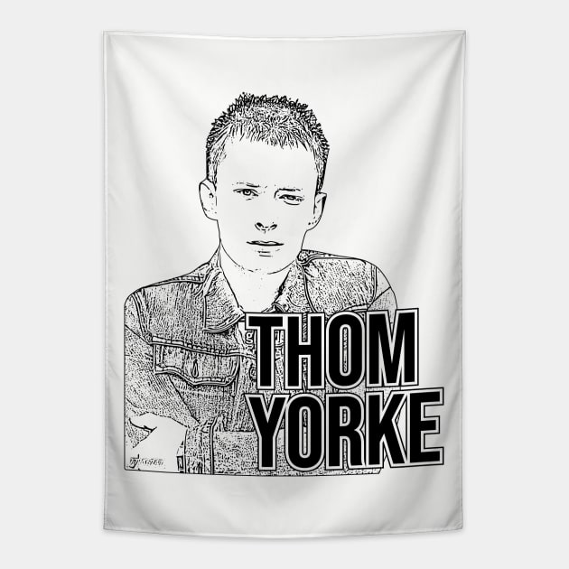 Thom Yorke // Black retro v Tapestry by Degiab