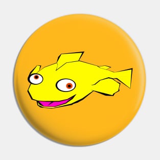 Yellow fish Pin