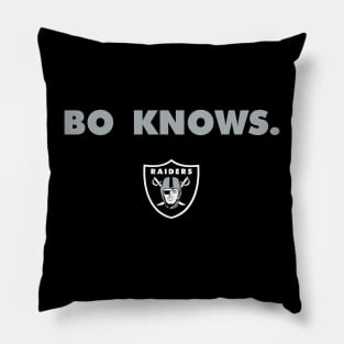 BO KNOWS RAIDER NATION! Pillow