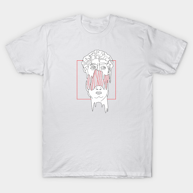 David line art - Lineart - T-Shirt