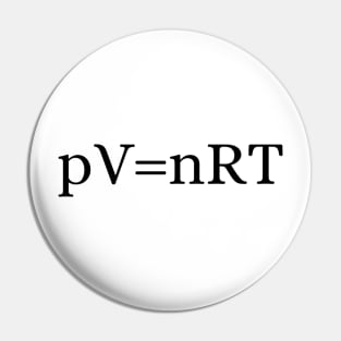 pV=nRT Ideal Gas Law Pin