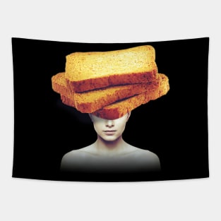 Bread head portrait Tapestry