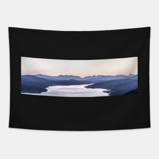 'Blue Hour, Through to Glencoe', Loch Rannoch. Tapestry