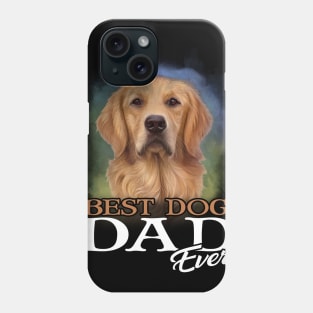 Mens Best Dog Dad Ever Golden Retriever Tshirt Father_s Day Gifts Phone Case