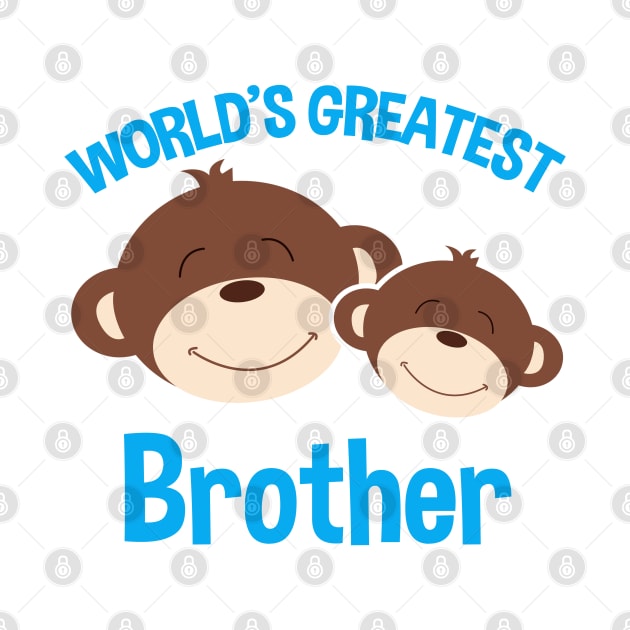 Monkeys Worlds Greatest Brother by JessDesigns