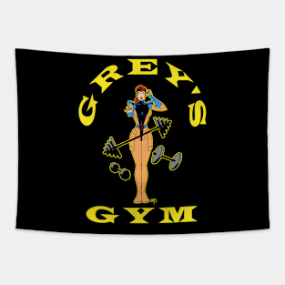 Weight Lifting Grey's Gym Tapestry