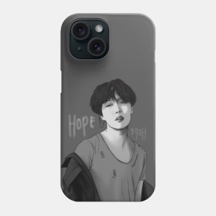 monochrome jhope Phone Case