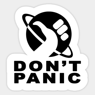 Hitchhikers Guide To The Galaxy Stickers Teepublic