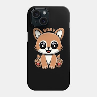 cute baby raccoon Phone Case