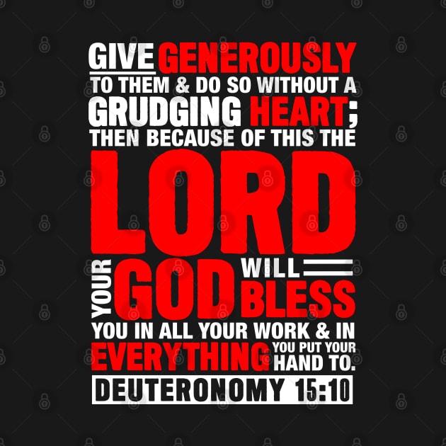 Deuteronomy 15:10 by Plushism