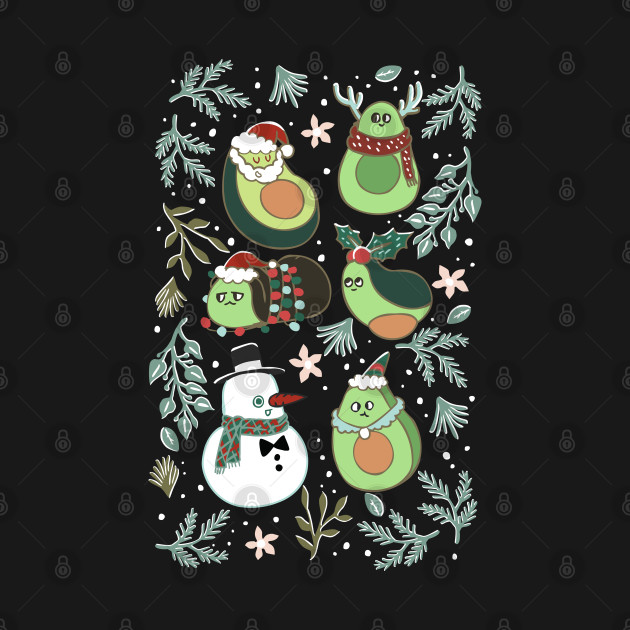 Discover Christmas Avocado - Christmas - T-Shirt