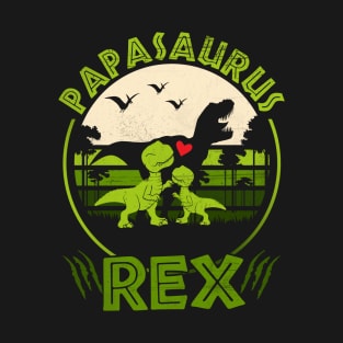 Father's Day Papa Saurus Rex T-Shirt