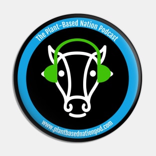 Plant-Based Nation Podcast Logo with Website Pin