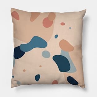 Blue pastel floral #8 Pillow