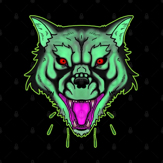 Green Werewolf by TaliDe