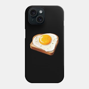 Egg Fried Coffee Sandwich Toast Bread Vintage Yummy Kawaii Japan Japanese Phone Case