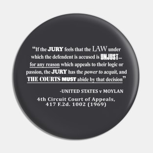 Jury Nullificaton Case Law Quote White Text Pin