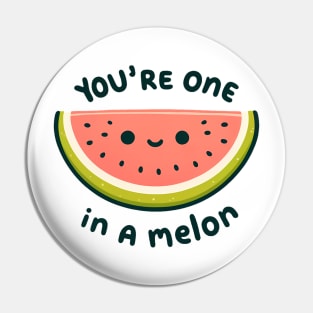 You're One in a Melon - Charming Fruit Gift Pin