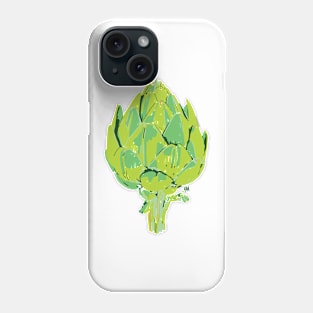 Artichoke whole impressionism Phone Case