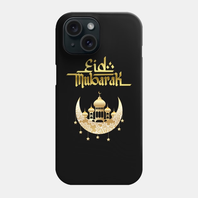 eid mubarak Phone Case by vaporgraphic