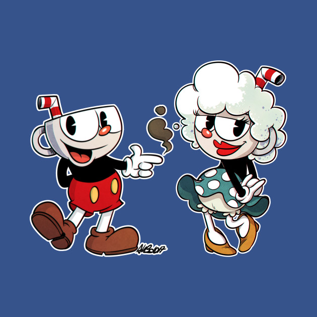 Discover De-ja cup - Cuphead - T-Shirt