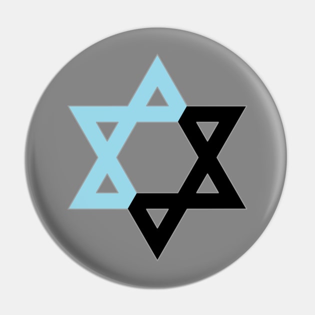 Individualist Anarchist Magen David Pin by dikleyt