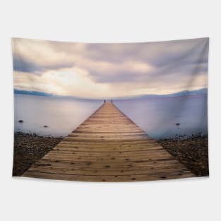 Lake Tahoe Pier Tapestry