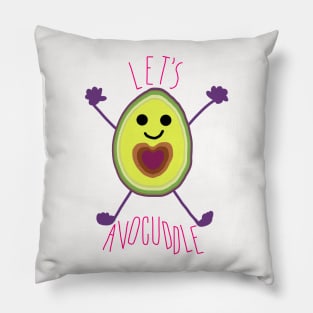 Let's Avocuddle AVOCADO Pillow