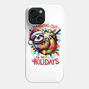 Christmas sloth Phone Case