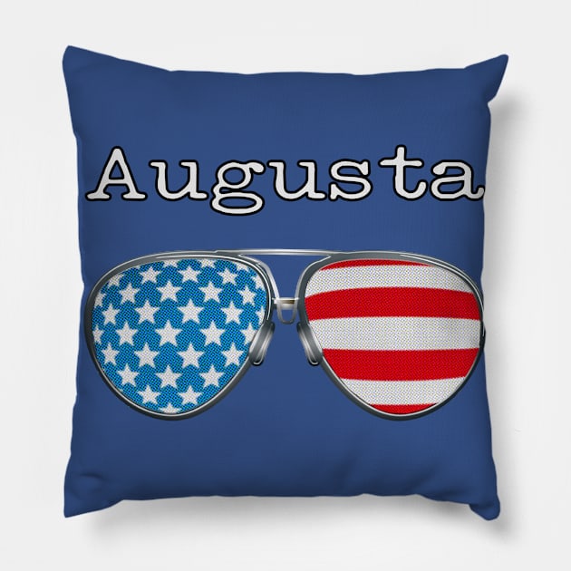 USA PILOT GLASSES AUGUSTA Pillow by SAMELVES