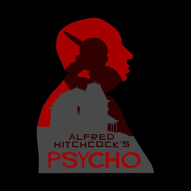 Alfred Hitchcock Psycho by n23tees