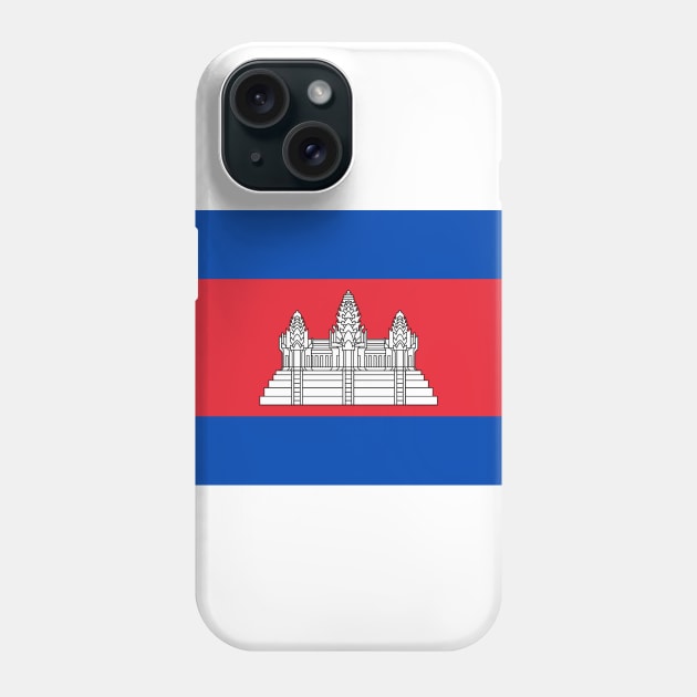 Cambodia Phone Case by Wickedcartoons