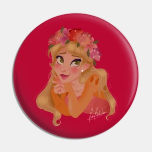 Flower Crown princess Pin