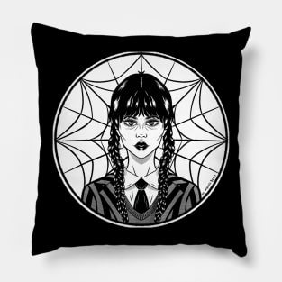 Mystic Wednesday Addams Pillow