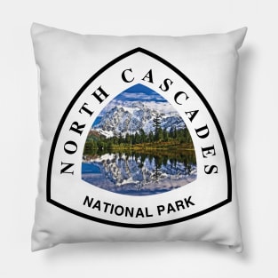 North Cascades National Park shield Pillow