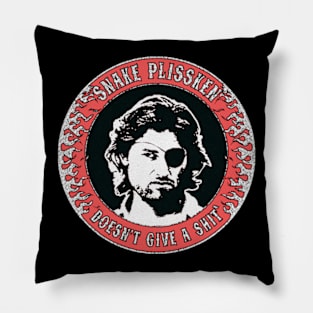 Snake Plissken (doesn't give a shit) Vintage 2 Pillow